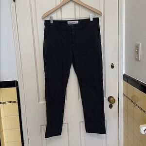 Frank & Eileen Wicklow Dusty Black Cropped Pants